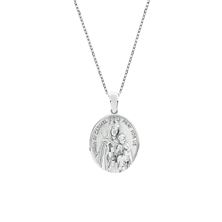 STERLING SILVER OUR LADY OF MT. CARMEL NECKLACE